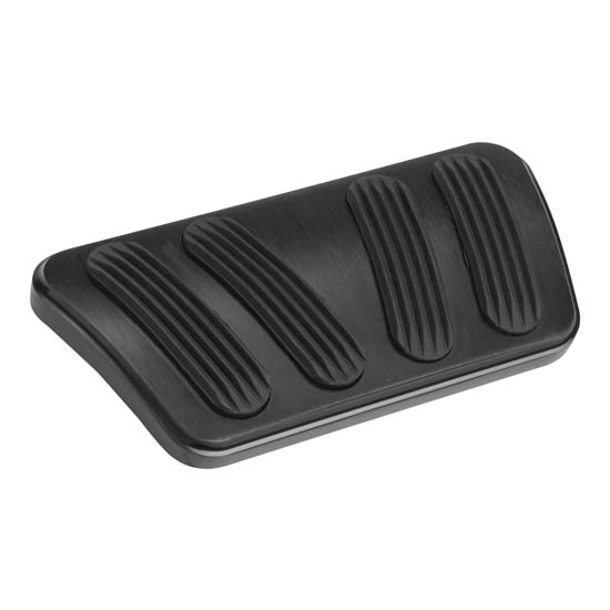 Lokar XBAG-6186 Midnight Series 66-77 XL Billet Manual Brake Pedal Pad
