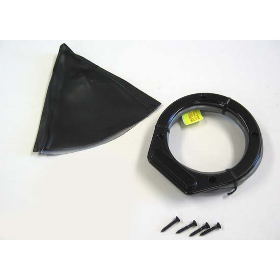 Lokar XCINB-1731 Midnight Series Univ Horiz Round LED Shifter Boot Kit