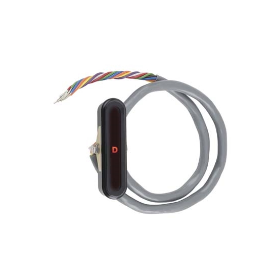 Lokar XCIND-1701 Midnight Series Univ. Alum. LED Vert. Dash Indicator