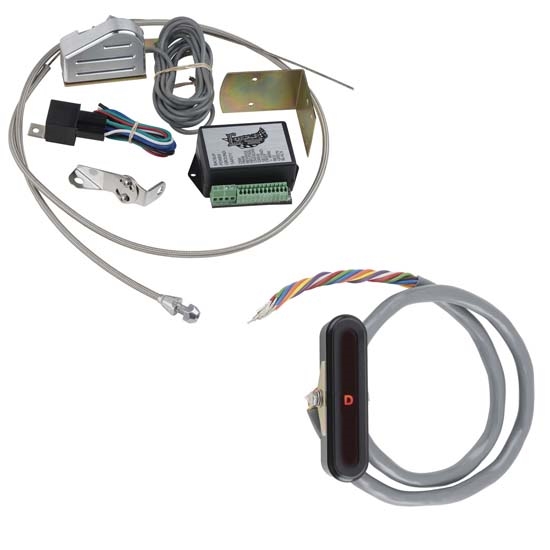Lokar XCIND-1716 Midnight Series Vert. Alum. LED Dash Indicator, GM