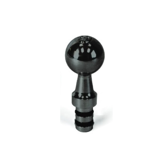 Lokar XDH-12 Aluminum Dipstick Handle with Inner Cable, 8 Ball, Black