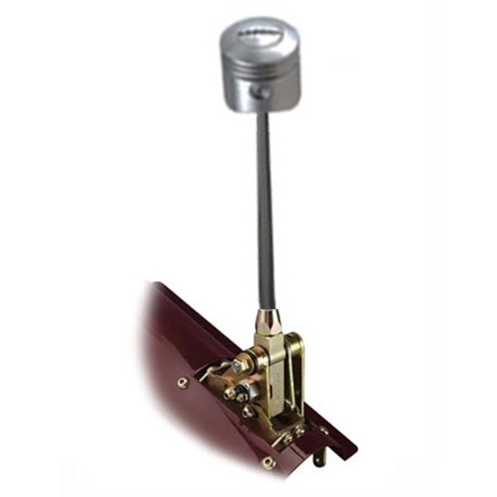 Lokar XFMS60C4FP Midnight Series Floor Mnt Shifter, C-4, 6 In, Piston