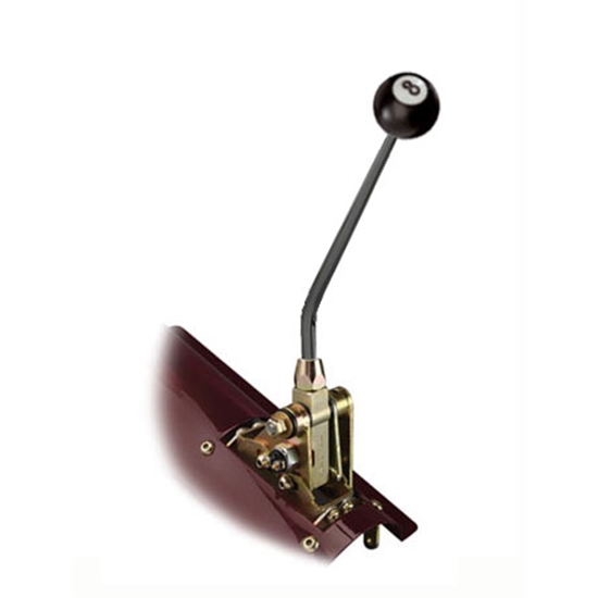 Lokar XFMS6350A8 Midnight Series Floor Mount Shifter, TH-350, 23 Inch