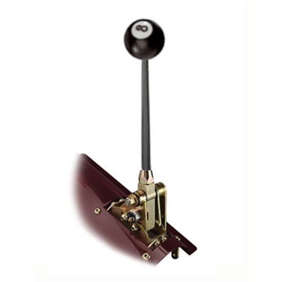 Lokar XFMS64L60EF8 Midnight Series Floor Mount Shifter, 4L60E, 6 Inch