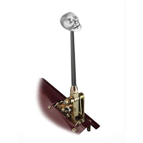 Lokar XFMS64L60EFS Midnight Series Floor Mount Shifter, 4L60E, 6 Inch