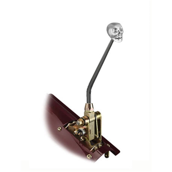 Lokar XFMS6700AS Midnight Series Floor Mount Shifter, 700-R4, 23 Inch
