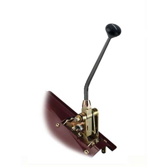 Lokar XFMS6FMXCB Midnight Series Floor Mount Shifter, Ford FMX, 8 Inch