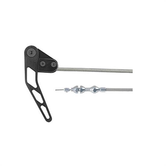 Lokar XHR-1100HT Midnight Series Hood Release Cable Kit, Stainless