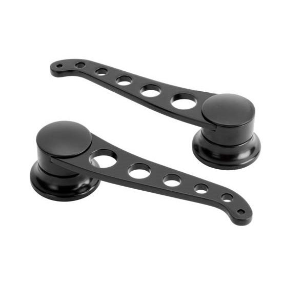 Lokar XIDH-2025 Midnight Series Lakester Door Handles, GM/Ford 1949-Up