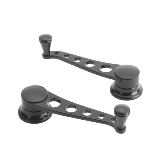 Lokar XIDH-2030 Midnight Series Lakester Window Cranks, GM Pre-1949