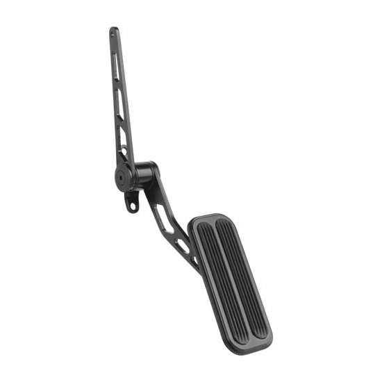 Lokar XSG-6016 Midnight Series Steel XL Pad Throttle Pedal Assembly