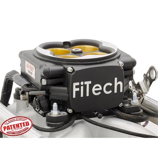 FiTech 30258 Go Port EFI Fuel Injection System, BBC, Black
