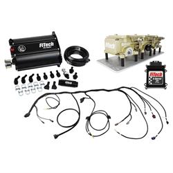FiTech 35610 Go EFI 3X2 Tri Power EFI, W/ Force Fuel, Gold
