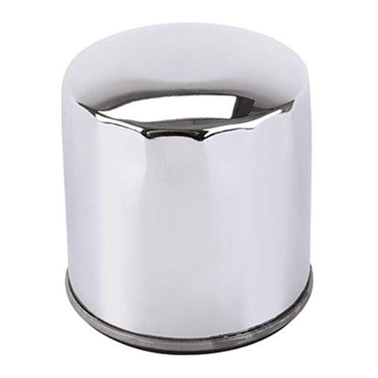 Short Chrome Oil Filter, Chevy