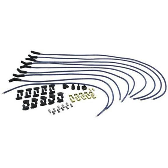 Moroso 73220 Spiral Core Spark Plug Wires Set 135 Degree Boot Blue Max