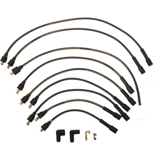 Moroso 9866M Mag-Tune Spark Plug Wires, BBC, Under Headers