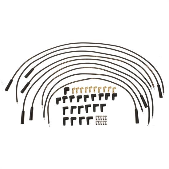 Moroso 9880M Mag-Tune Spark Plug Wires, Unassembled, 90 Degree