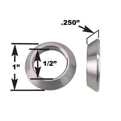 Steel Cone Spacers for Rod Ends, 1/2 "