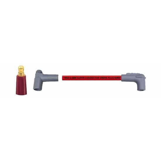 MSD 31229 Super Conductor Plug Wires, 8 Cyl 90 Deg Plug, 90 Deg Plug