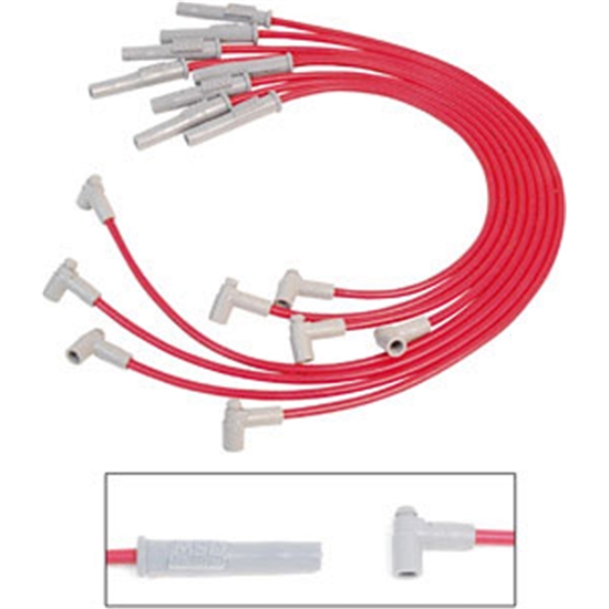 MSD 31369 Super Conductor Plug Wires Chevy 454, 74-76 HEI