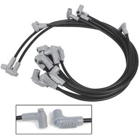 MSD 31763 Black Super Conductor Corvette, 305, 350 HEI