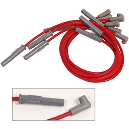 MSD 32119 Super Conductor Plug Wires, Chevy Pickup, BB EFI,90-97 SC