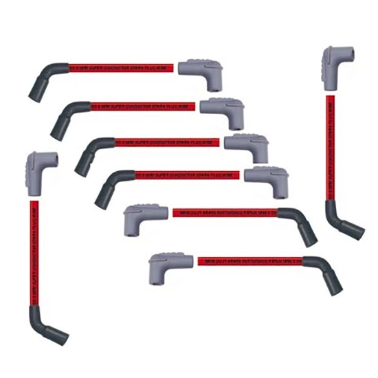 MSD 32139 Super Conductor Plug Wires, Chevy, LT1 With 90 Deg boots