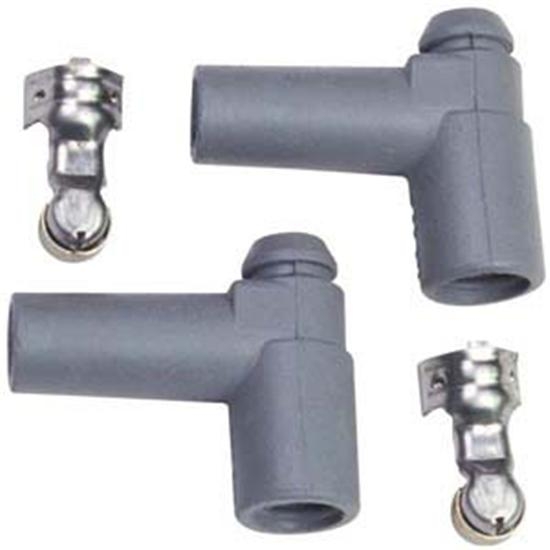 MSD 3320 Spark Plug Boot, 90 Degree, Non Logo 2/Card