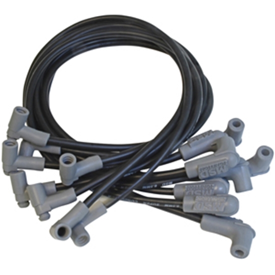 MSD 35603 Wire Set, SC Blk, BB Chevy With HEI Tower Cap