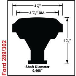 MSD 601523 Direct Ignition System Kit, SBF, 289-302, Black