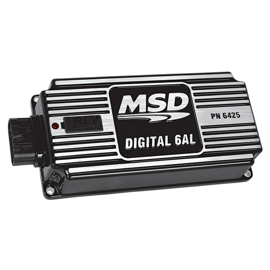 MSD 64253 Digital Ignition Control w/ Rev Control, 6AL, Black