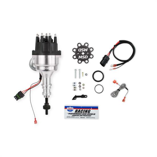 MSD 835251 Ford 289/302 Ready To Run Distributor, Steel Gear