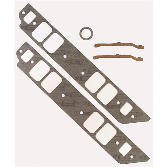 Mr Gasket 121 Intake Manifold Gaskets, BBC, Rectangular Port