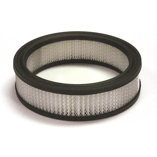 Mr Gasket 1486A Air Filter, Replacement Element, 6.5 x 2 Inch, White