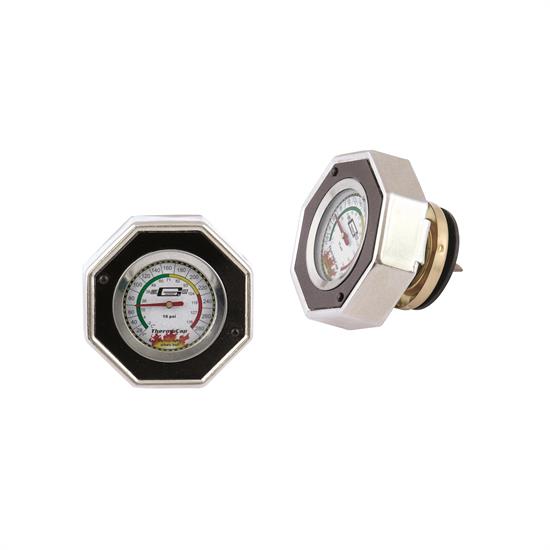 Mr Gasket 2476BK Thermocap Radiator Cap, 16 PSI, Black