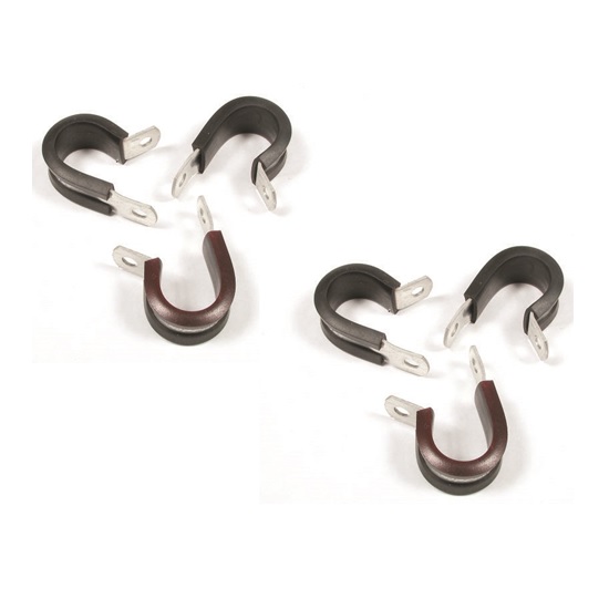 Mr Gasket 3772G Hose Mount Clamps, 3/8 Inch, 6 Piece