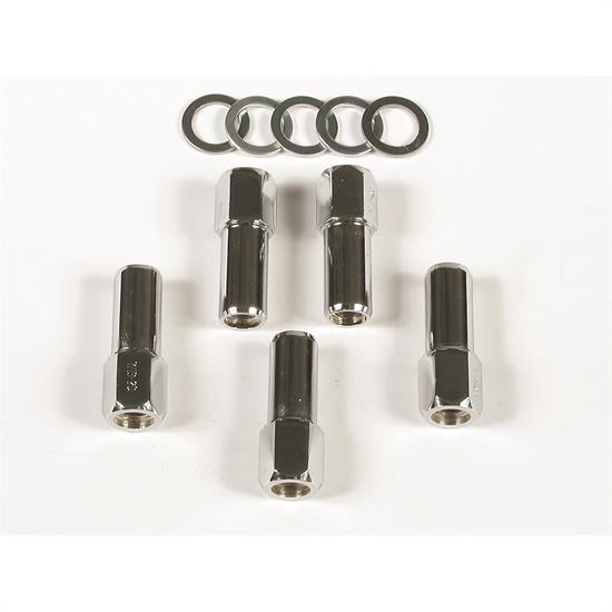 Mr Gasket 4305 Competition Open End Lug Nuts, 1/2 Inch, Set of 5