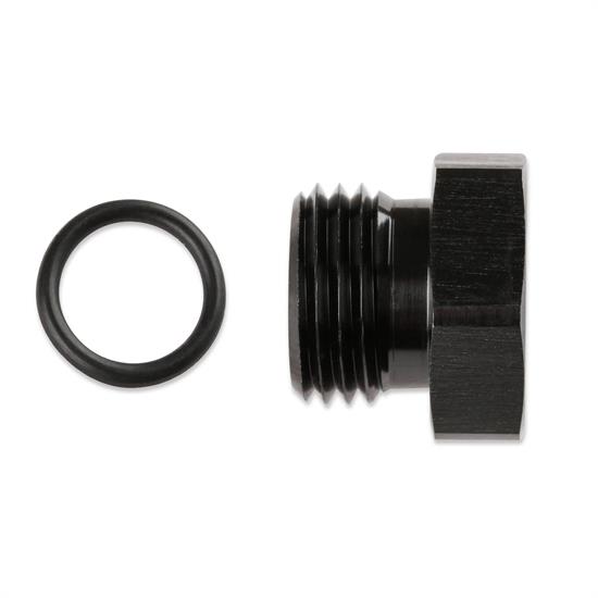 Mr Gasket 481410-BL -10 Port Plug O-Ring Seal, Black