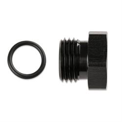 Mr Gasket 481410-BL -10 Port Plug O-Ring Seal, Black
