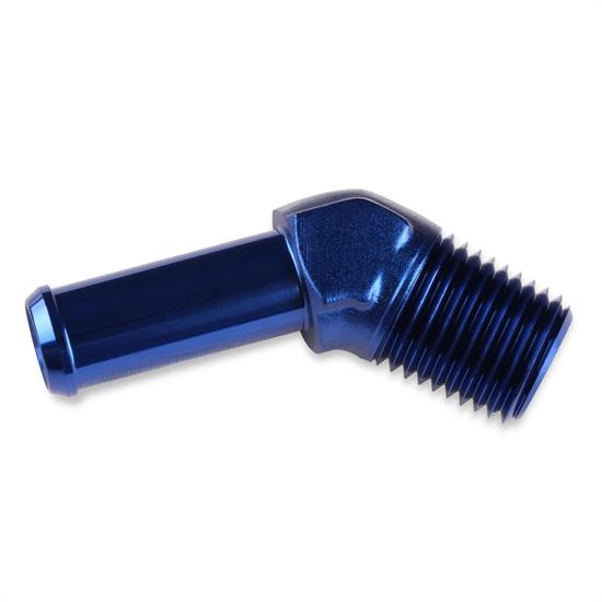 Mr Gasket 484410 45 Degree 5/8 Inch I.D. Hose To 1/2 Inch NPT