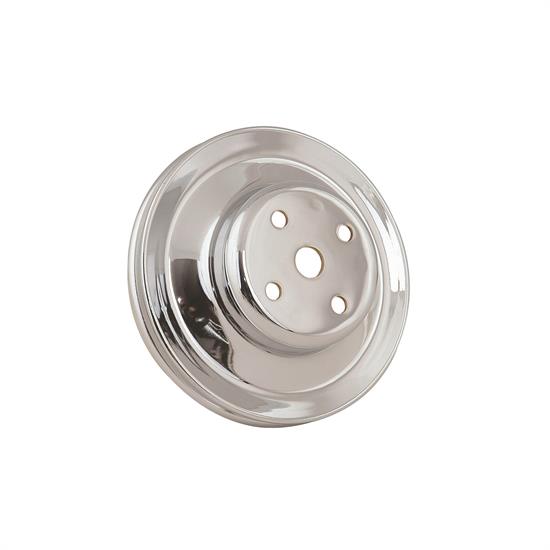 Mr Gasket 4967 Chrome Water Pump Pulley, BBC