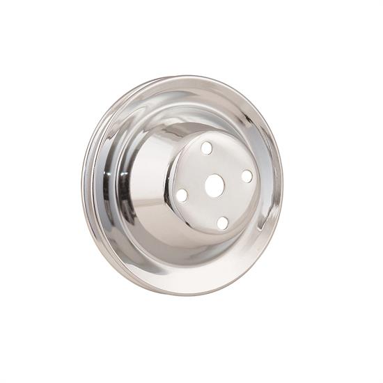 Mr Gasket 4974 Chrome Water Pump Pulley, SBC