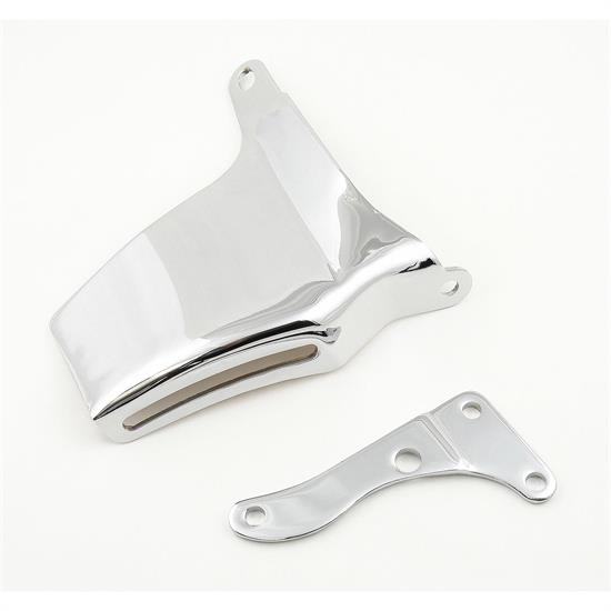 Mr Gasket 5171 Chrome Alternator Bracket, 1969-75 SBC