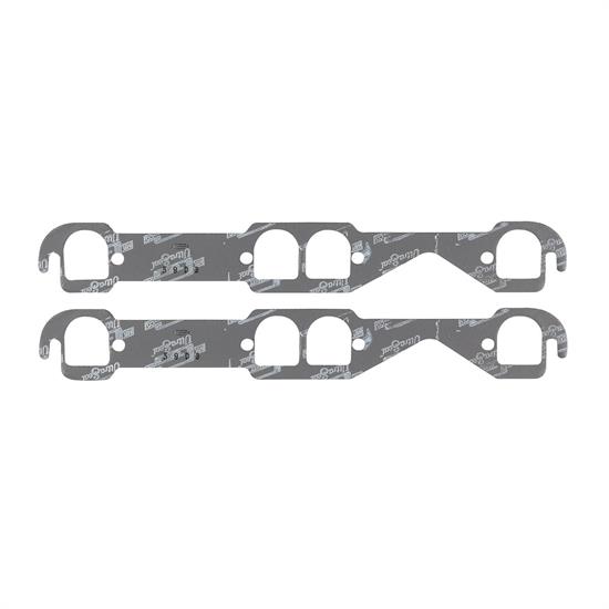Mr Gasket 5903 Exhaust Gaskets, Small Block Chevy, 1.55 x 1.71 Inch