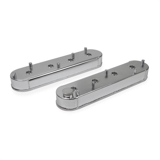 Mr Gasket 6825G Fabricated Aluminum Valve Covers, GM LS, Silver