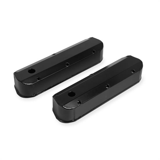 Mr Gasket 6844BG Fabricated Aluminum Valve Covers, SBF, Black