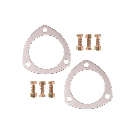 Mr Gasket 7422G Collector Gaskets, Aluminum, Triangle, 3-1/2 Inch