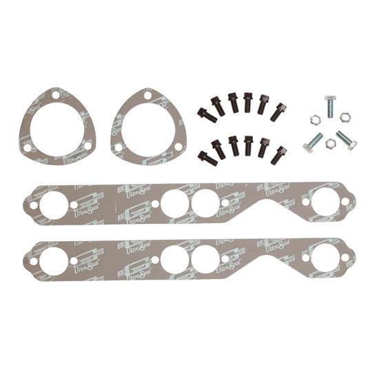 Mr Gasket 7651G Header Install Kit, Small Block Chevy, Round Ports