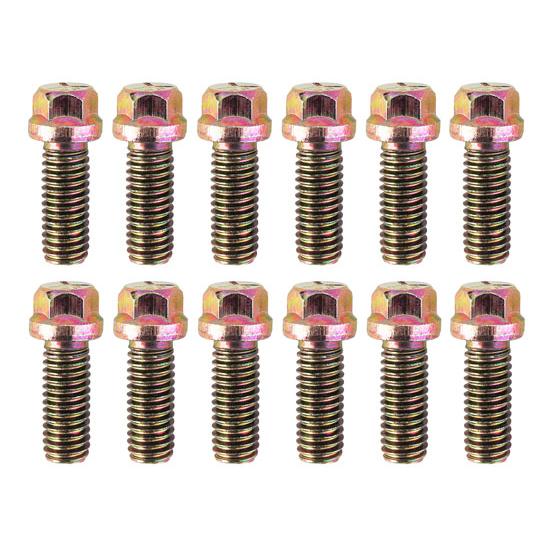 Header Bolts, 3/8-16 x 3/4 Inch, Set/12