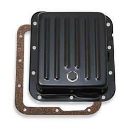 Mr Gasket 9755BMRG Transmission Oil Pan, Case-Filled C4, Black